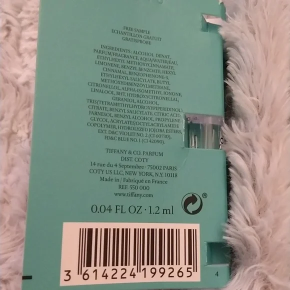 Tiffany Sampler Card - Picture 5 of 5